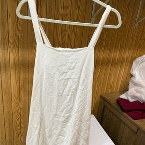 Showpo Cream Sleeveless Dress